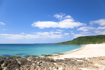 shadao beach in the kenting national park . taiwan