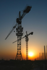 Fototapeta premium Construction sites