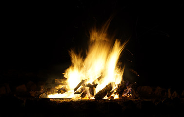 Am Lagerfeuer