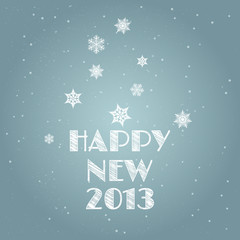 Minimal Happy New Year background