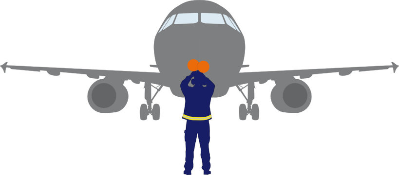 Flugzeugeinweiser, Aircraft marshaller