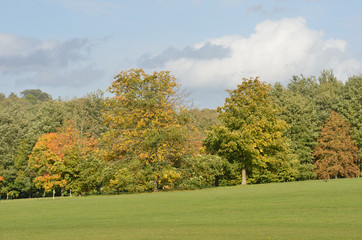 Naklejka premium English Country Estate in Autumn