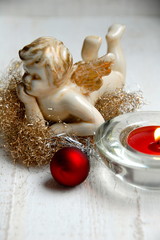 Weihnachtskarte - Engel