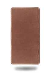 leater label on white background with bottom shadow