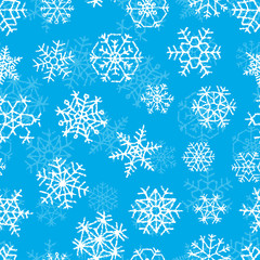 pattern with snowflakes