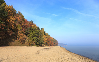 Obraz premium Baltic sea in autumn colors