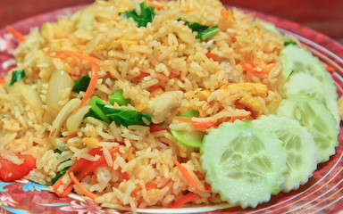 Fried rice in bangkok thailand