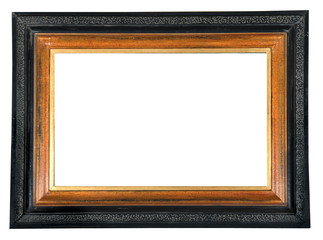 Isolated old vintage frame