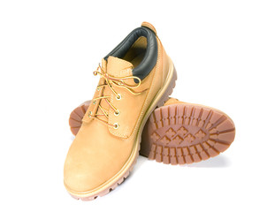 rugged outdoor low cut oxford work shoe boot cushion collar