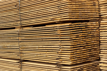 Stacked up wood