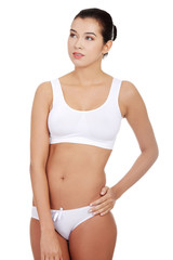 Fototapeta premium Portrait of a fit woman.