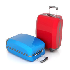 red suitcase