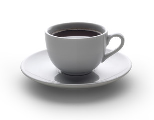 coffe cup, lateral view