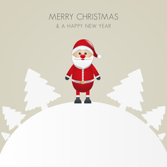 santa claus christmas tree white background world