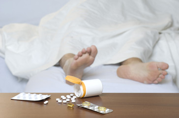 Various types of medicine