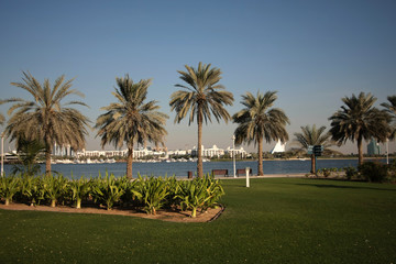 Obraz na płótnie Canvas Dubai Creek Park