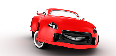 Funny toon car