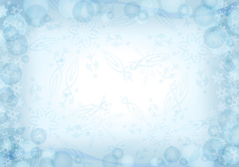 light blue abstract winter background