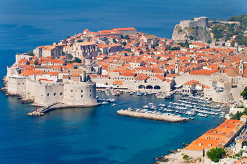 Naklejka premium The Old Town of Dubrovnik, Croatia