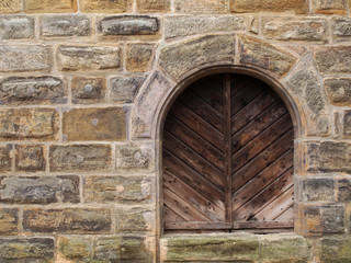 Fototapeta na wymiar Historic drewniane drzwi w Bambergu