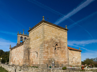 Romanesque church Santiago de Taboada
