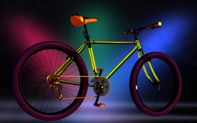 Fototapeta premium professional freestyle bicycle