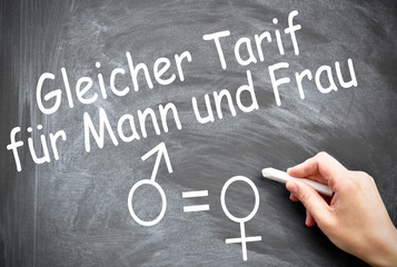 Unisex Gleicher Tarif für Mann und Frau