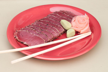 Seared ahi tuna