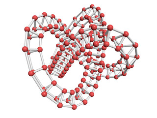 Molecule, 3D render.