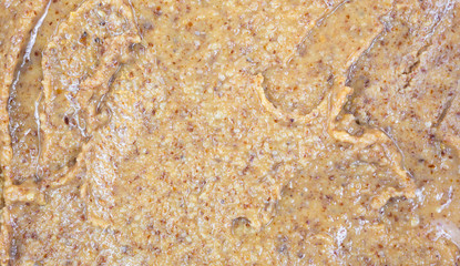 Close view almond butter