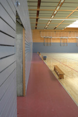 intérieur de gymnase vide