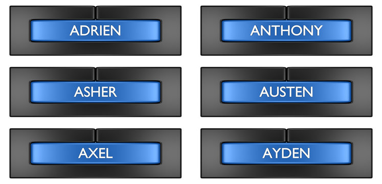 Series of first names 1.04