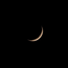 Fototapeta na wymiar Sierp księżyca