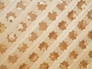 wooden lattice