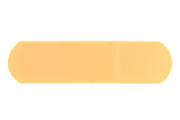 Medical patch isolated on white