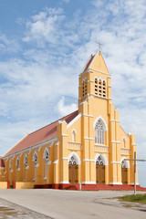 Fototapeta premium St. Willibrordus church in Curacao, Netherlands Antilles.