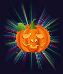 pumpkin on halloween