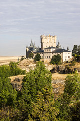 Fototapeta na wymiar The famous Alcazar of Segovia, Castilla y Leon, Spain