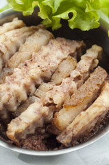 Steam taro with pork