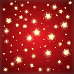 Fototapeta premium Golden stars. Vector