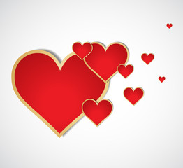 Valentine's day vector background.