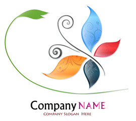 Butterfly Company Logo #Vector