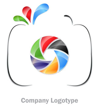 Photography company logo #Vector