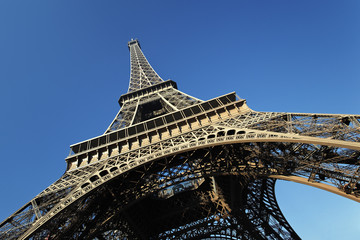 Part of famous Eiffel tower