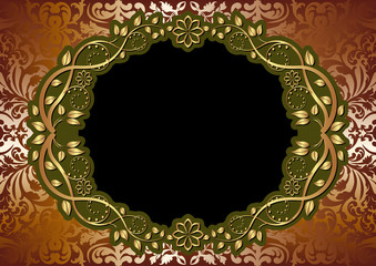 brown and gold background