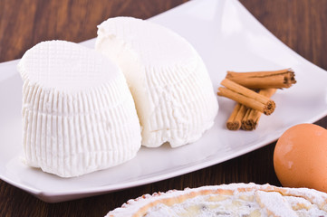 Ricotta cheese crostata.