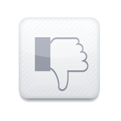 Vector white unlike icon. Eps10. Easy to edit