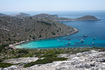 Croazia, caletta alle isole kornati