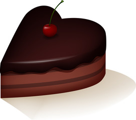 Cake with cherry