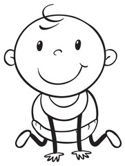 Baby outline